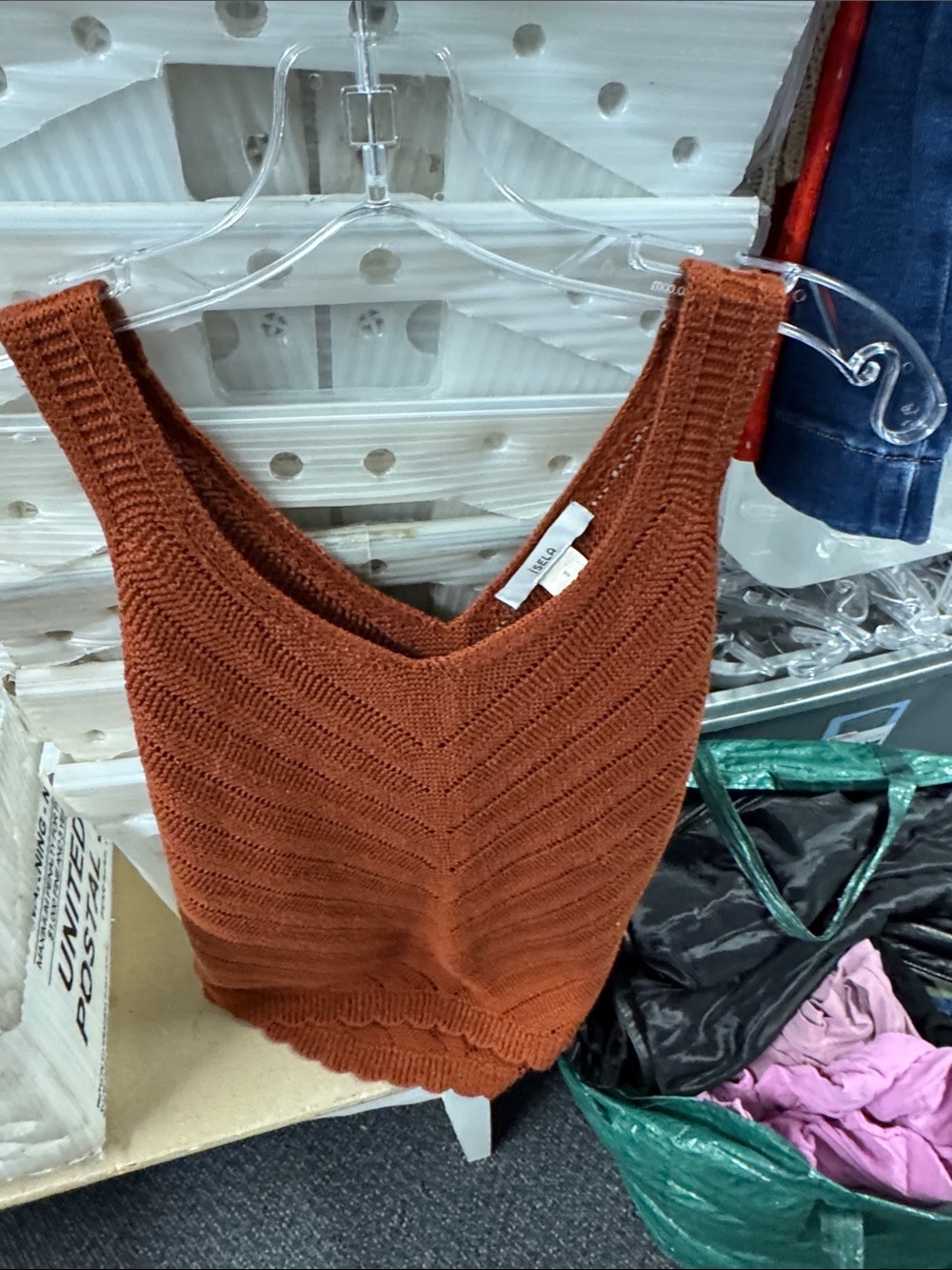 Isela knit tank S // 062620